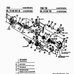MTD 790 spare parts
