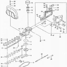 LawnFlite-Pro KE2221W spare parts