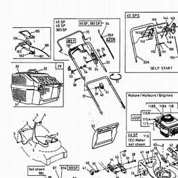 LAWNFLITE (2002) 46SP / 12A-613A600 spare parts