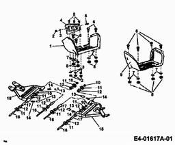 CUB CADET UT 180 spare parts