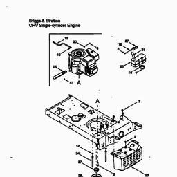 MTD B 155 spare parts
