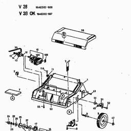 MTD V 28 spare parts