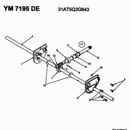 Yard-Man YM 7195 DE spare parts