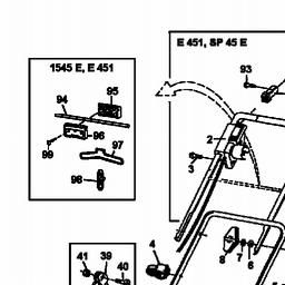 MTD E 45 V spare parts