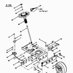 MTD B 155 spare parts