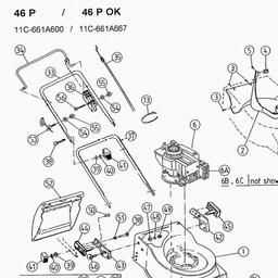 MOWMASTER (2001) 46P / 11C661A600 spare parts