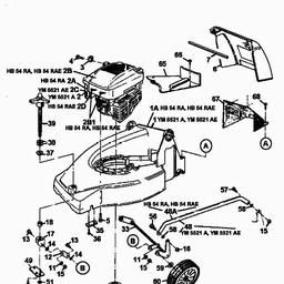 Yard-Man YM 5521 A spare parts