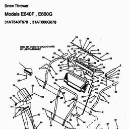 MTD E 640 F spare parts