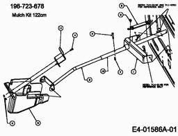 MTD 723 - for 500 series 48"/122cm from 2005 spare parts