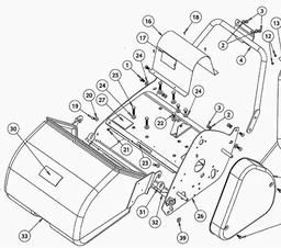 LawnFlite-Pro TD500 spare parts