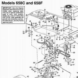 LAWNFLITE (1990) 139-658F611/558 spare parts