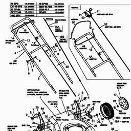 MTD 46 SPB spare parts