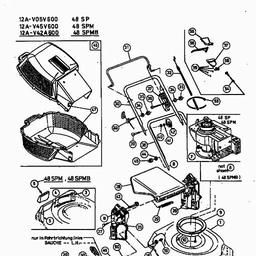 MTD 48 SP spare parts