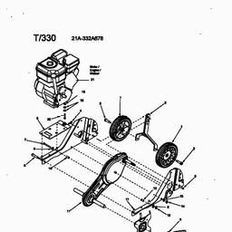 MTD T 330/50 spare parts