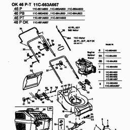 MTD 46 PB spare parts