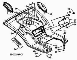 CUB CADET CC 1020 RD spare parts