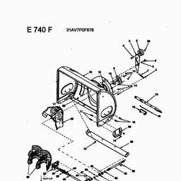 MTD E 740 F spare parts