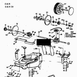 MTD E 45 R spare parts