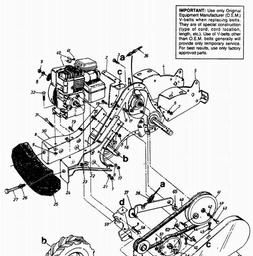 LAWNFLITE (1993) 24-640A / 243-640A611 SHREDDER spare parts