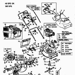 LAWNFLITE 383 SPE spare parts