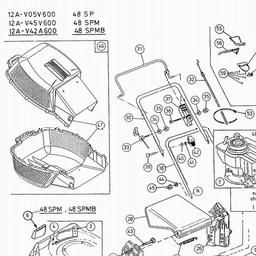 MOWMASTER (2001) 48SPM / 12A-V45V600 spare parts