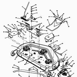 MTD 208 - 44"/112cm for Cub Cadet series 2000 spare parts