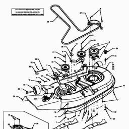 CUB CADET RZT-42 spare parts