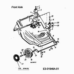 MTD SP 46 GXL spare parts