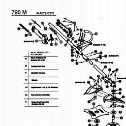 MTD 790 J spare parts