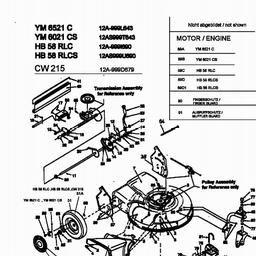 Yard-Man YM 6021 CS spare parts