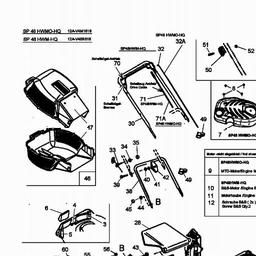 MTD SP 48 HWMO-HQ spare parts