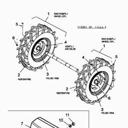 Troy-Bilt TBT 450 spare parts