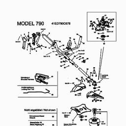MTD 790 AST spare parts