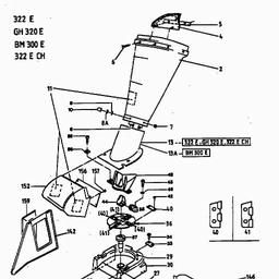 MTD 322 E spare parts