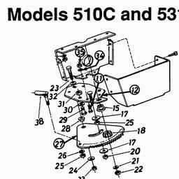LAWNFLITE (1990) 130-510C611/504 spare parts
