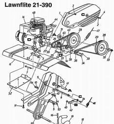 LAWNFLITE (1996) 29-204 / 290-204-000 REMOVE spare parts