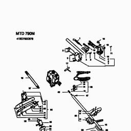 MTD 790 M spare parts