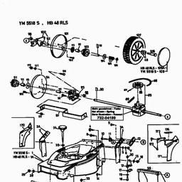 Yard-Man YM 5518 S spare parts