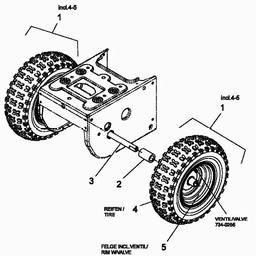 Yard-Man YM 5655 DE spare parts