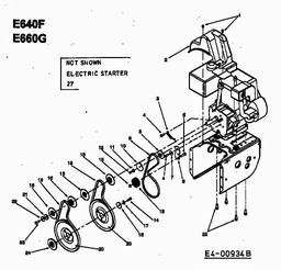 MTD E 640 F spare parts