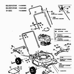 MTD 51 SDO spare parts
