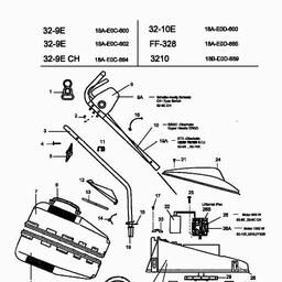 MTD FF 328 spare parts