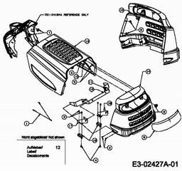 MTD 12/76 T spare parts