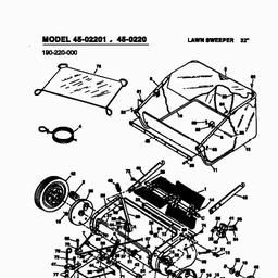 MTD 45-02201  (190-220-000) spare parts