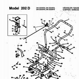 MTD 202 spare parts