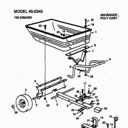 MTD 45-0345  (190-236A000) spare parts