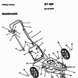 MTD ST 46 P spare parts