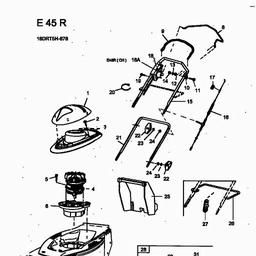 MTD E 45 R spare parts