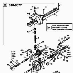 Golf TOPFLITE B 10 spare parts