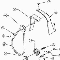 LAWNFLITE (1997) 21-390 / 216-390-678 TILLER spare parts